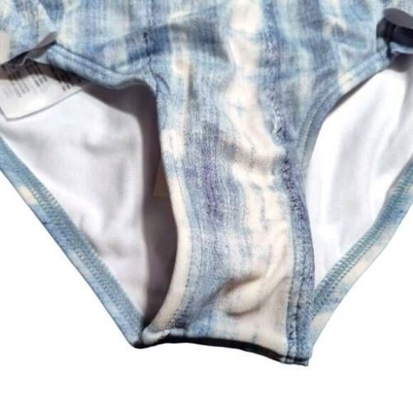 BILLABONG IN A WAVE RUFFLE BIKINI BOTTOM BLUE NWT SZ M - Picture 4 of 5